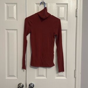 Rust colored turtleneck